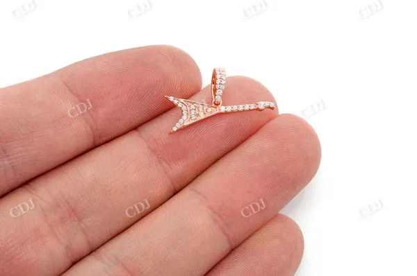 0.15CTW Flying V Guitar Hip Hop Pendant