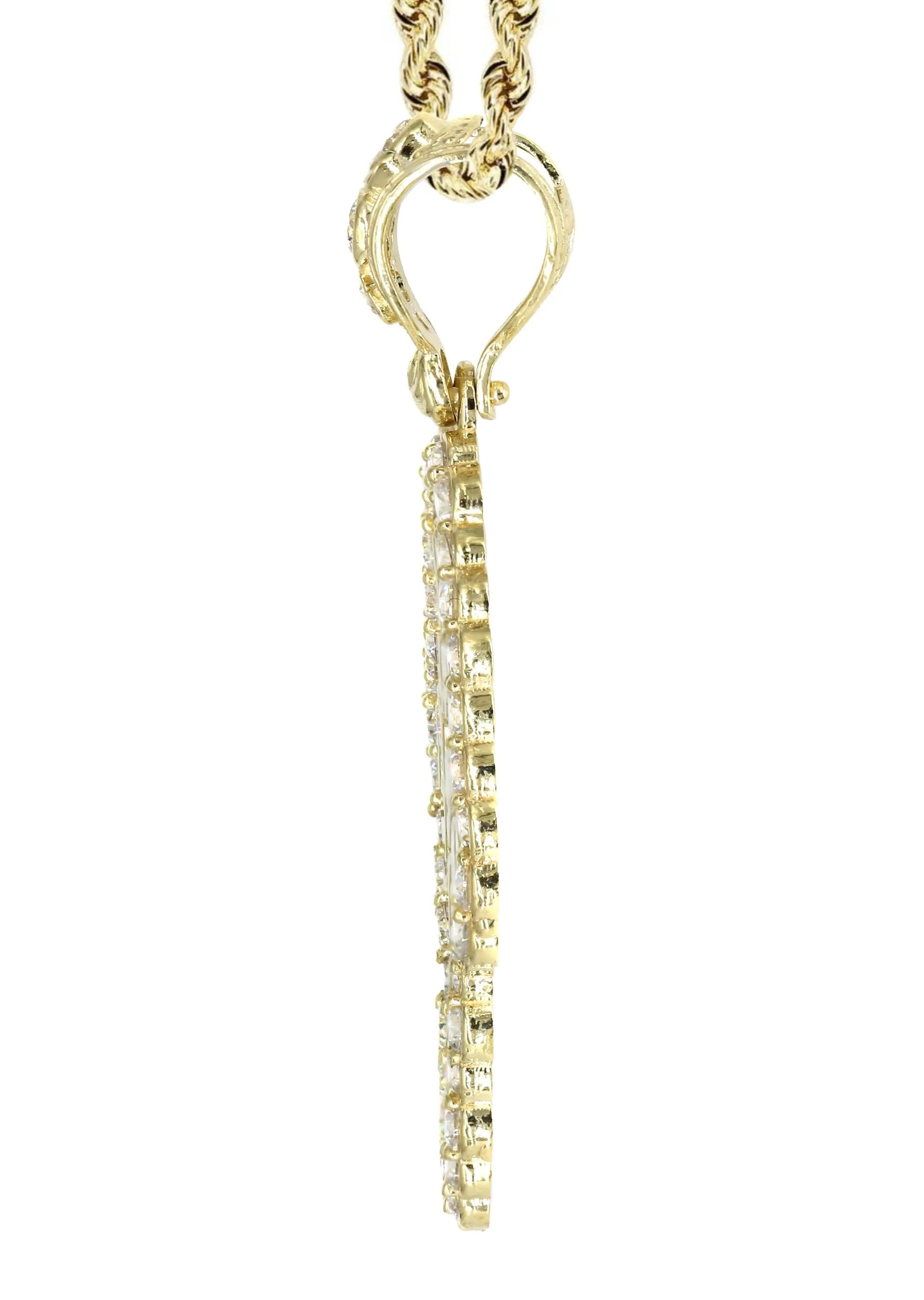 10K Yellow Gold Nugget Necklace | Appx. 17.2 Grams