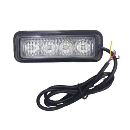 12v 4 LED Self Flashing Module Amber Bing Light