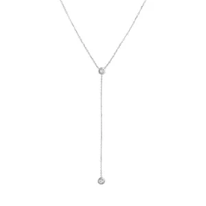 14k Adjustable Diamond Y-Necklace