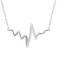 14K Heartbeat Necklace