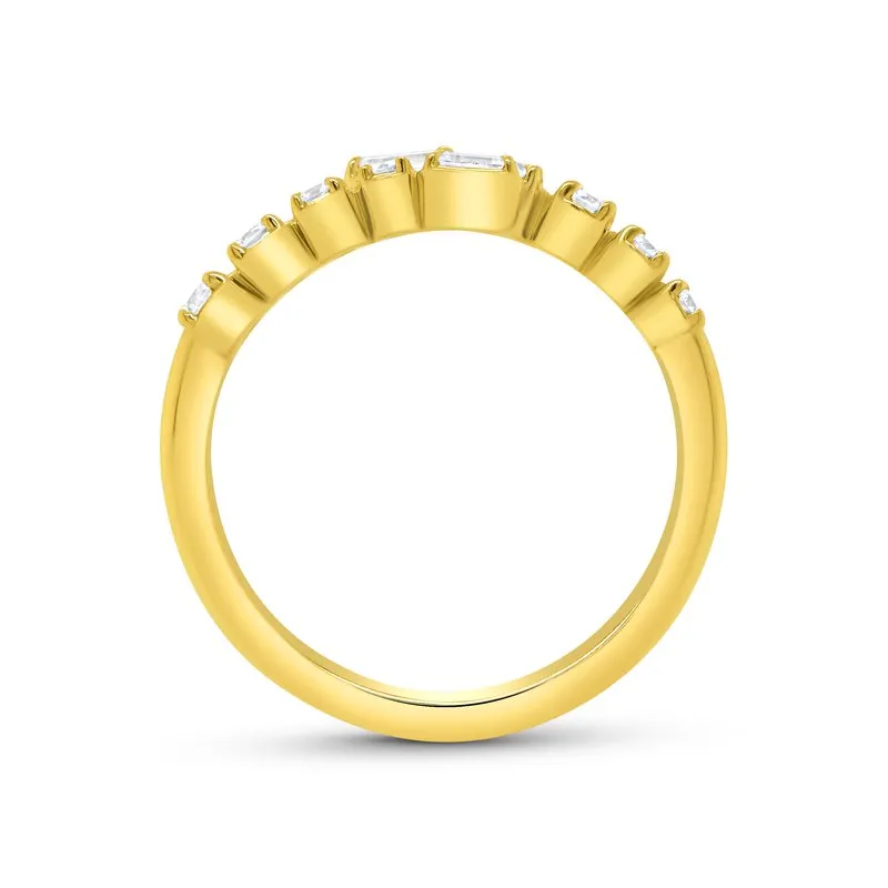 14K Yellow Gold Bypass Ring