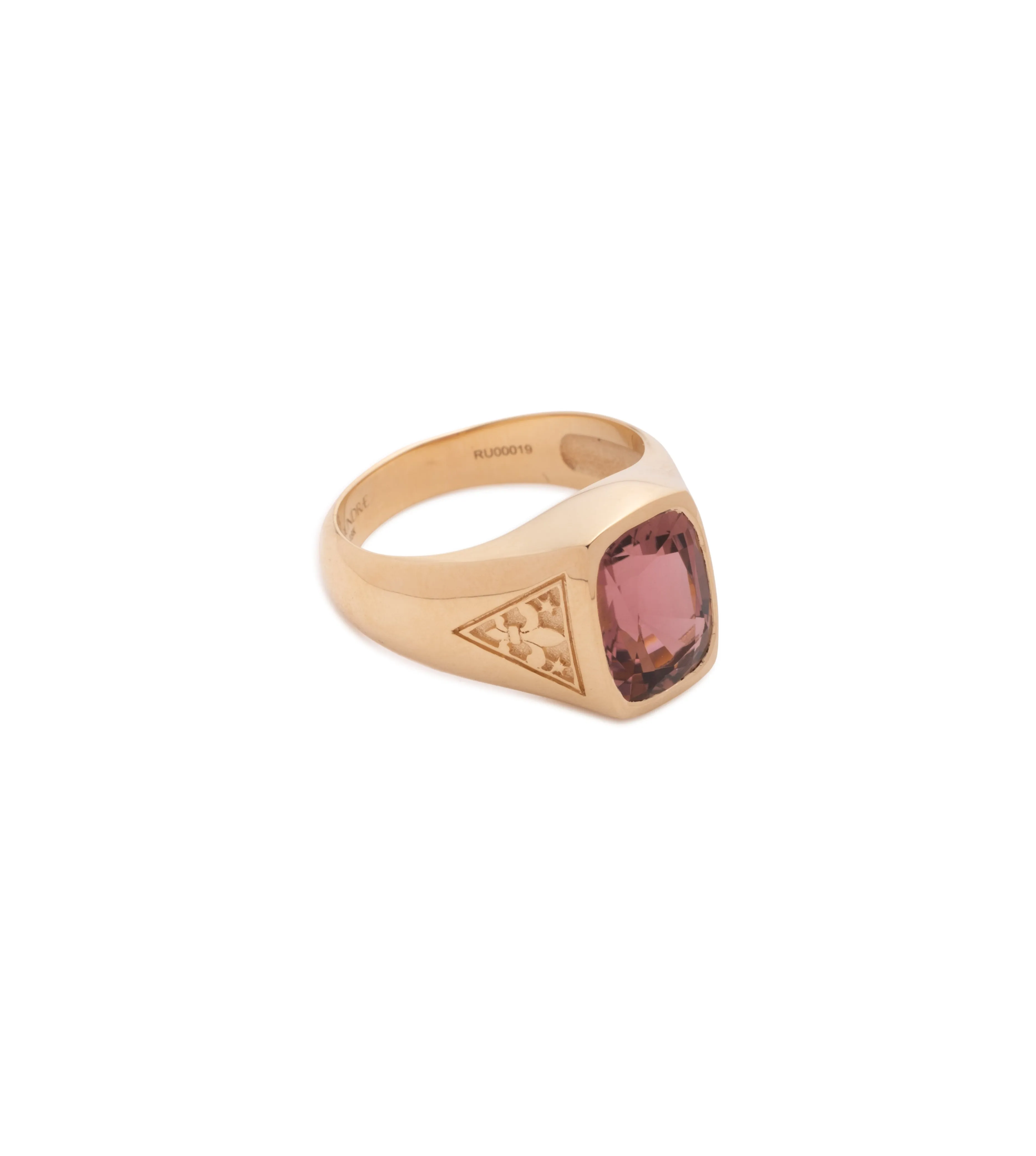 3.42 ct Pink Tourmaline - Internal Compass : One of A Kind Gemstone Ring