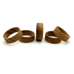 5 Pack Whiskey Barrel Wood Ring Liners