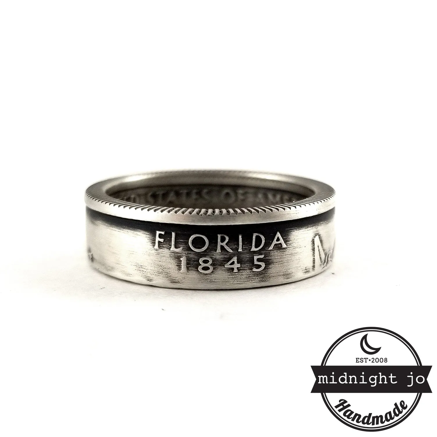 90% Silver Florida Quarter Ring