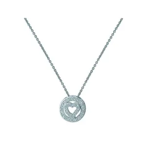 Acotis Silver Pendant Rhodium Plated Zirconia G3289