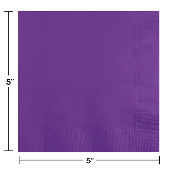 Amethyst Beverage Napkin 2Ply (50/Pkg)