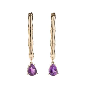 Amethyst Drop Earrings