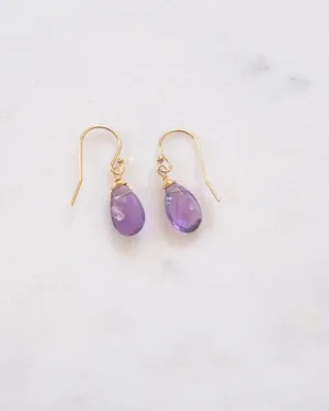 Amethyst Drop Earrings