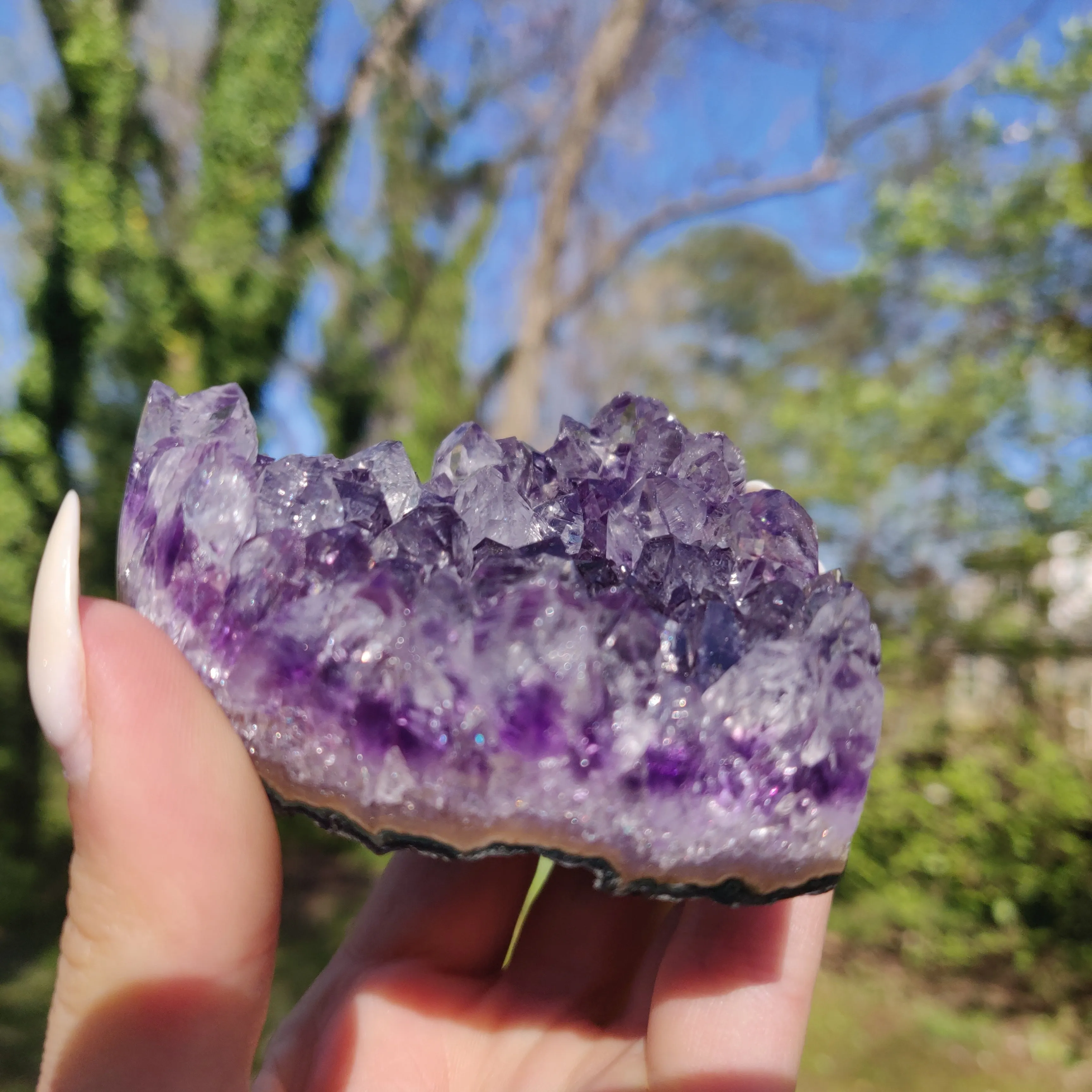 Amethyst Geode & Agate Heart (#24)