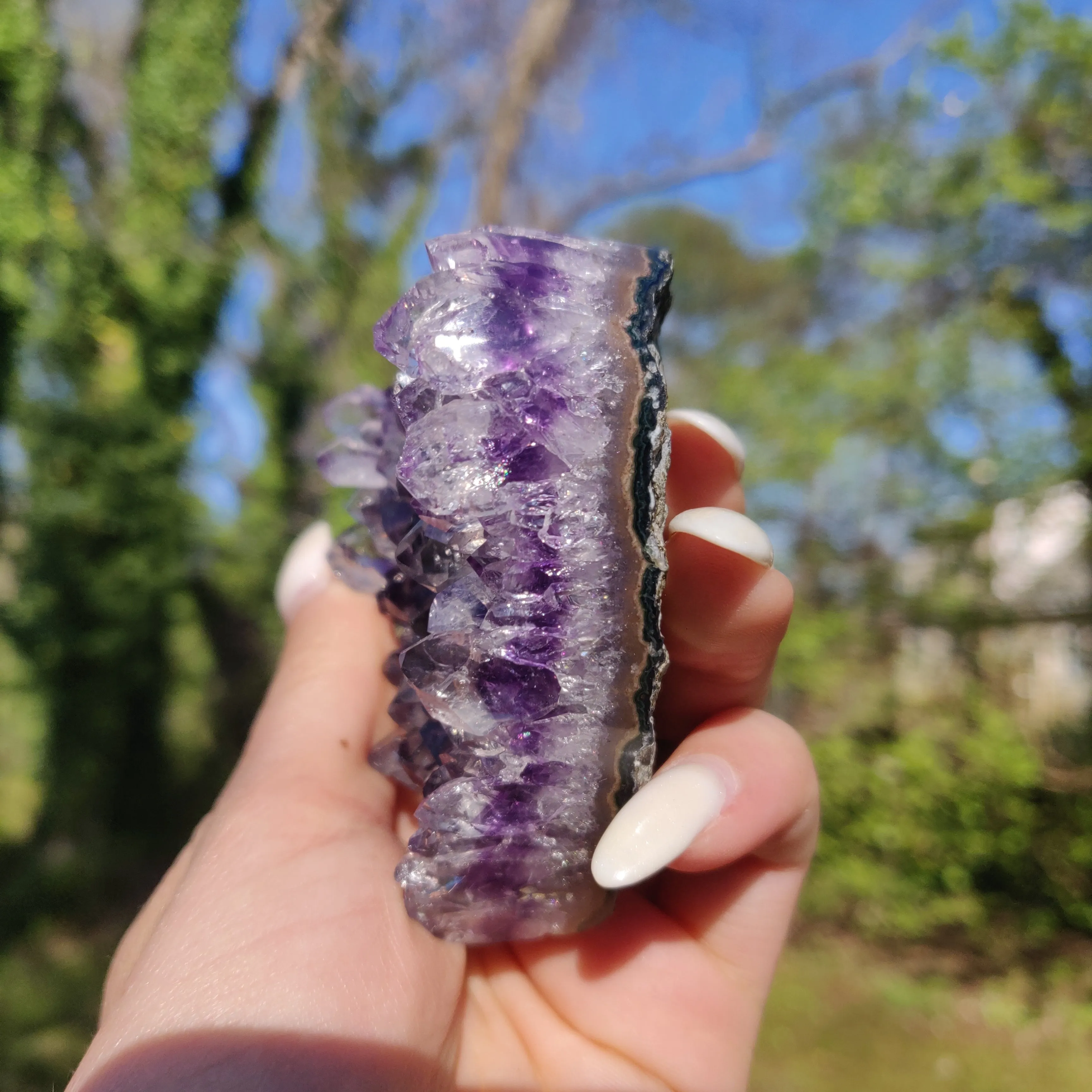 Amethyst Geode & Agate Heart (#24)