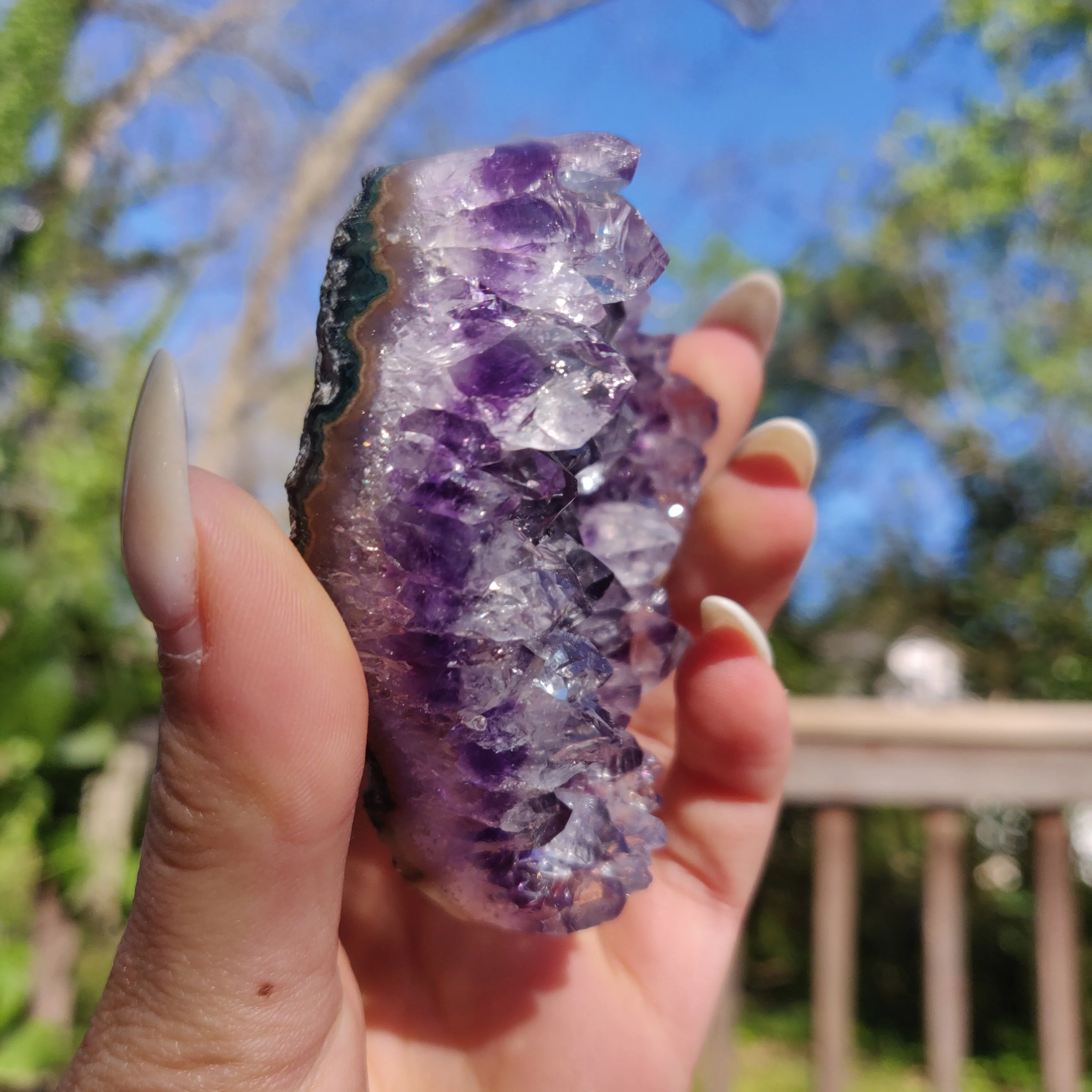 Amethyst Geode & Agate Heart (#24)