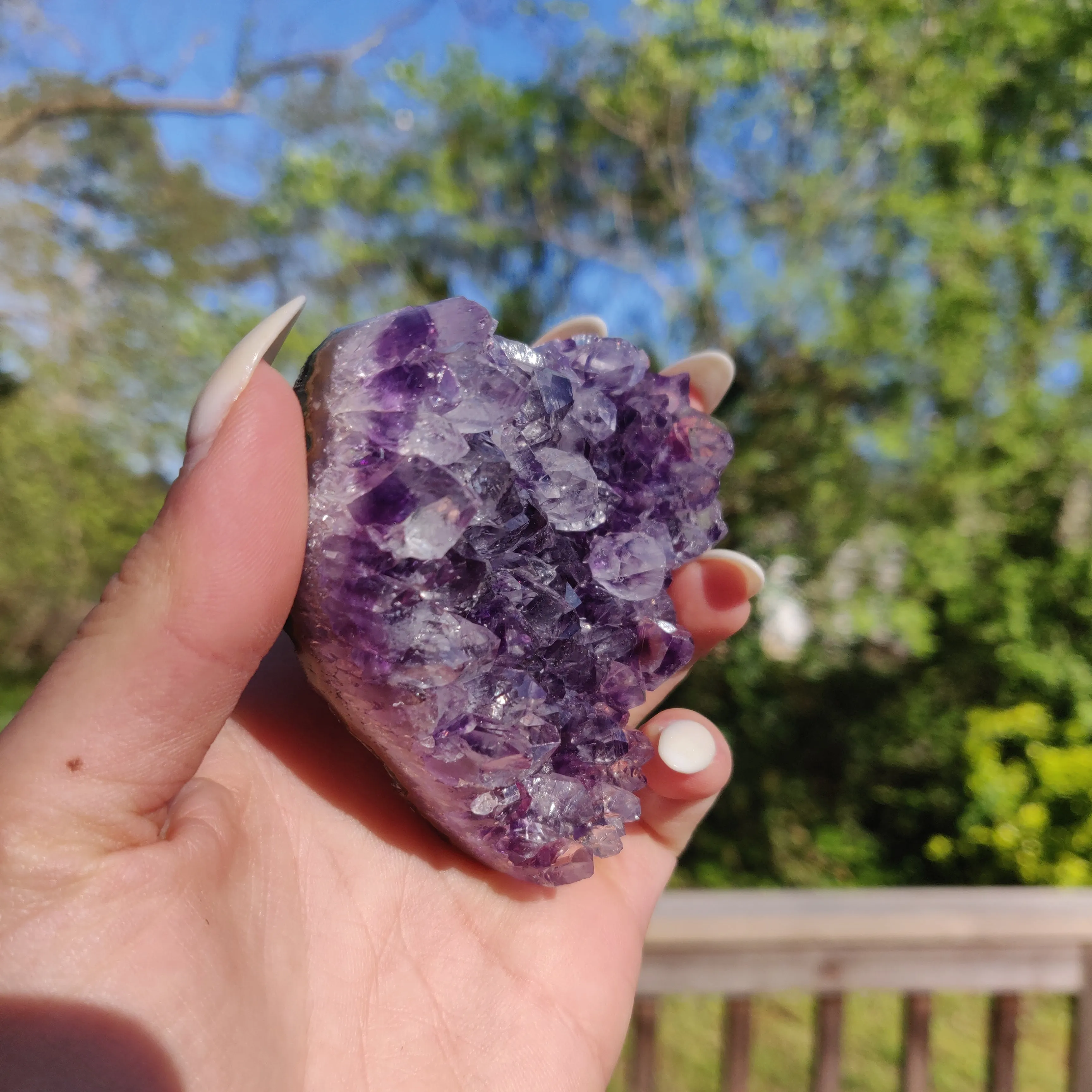 Amethyst Geode & Agate Heart (#24)