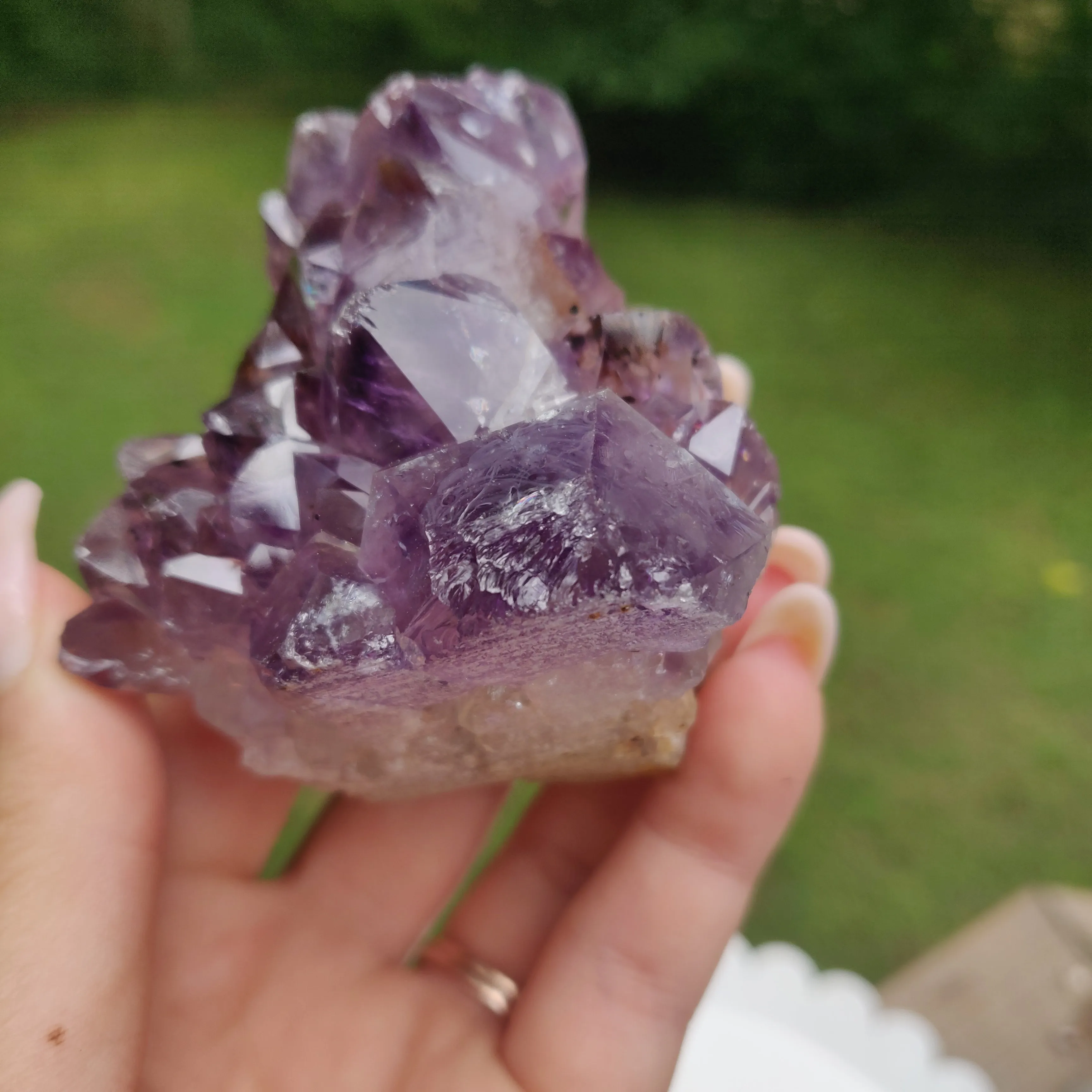 Amethyst Geode Free Form, Cut Base (#15)