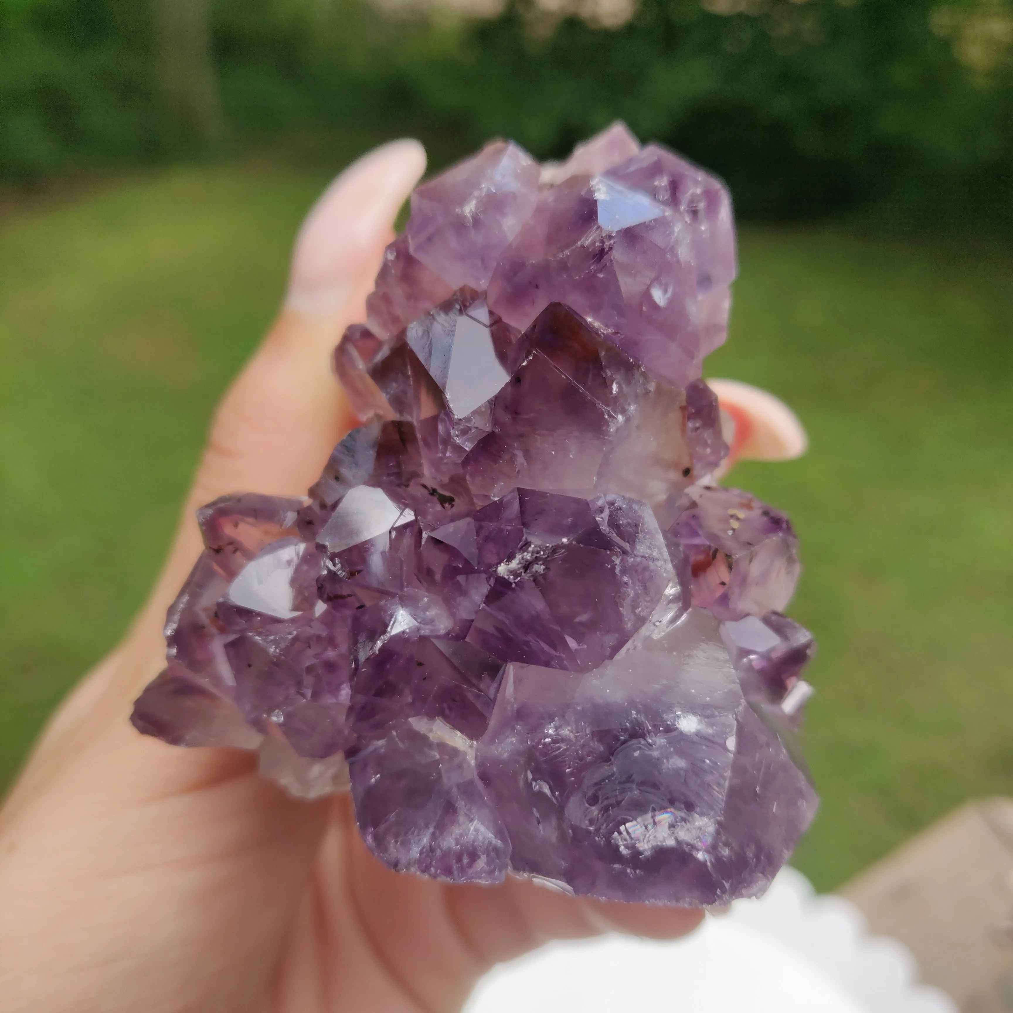 Amethyst Geode Free Form, Cut Base (#15)