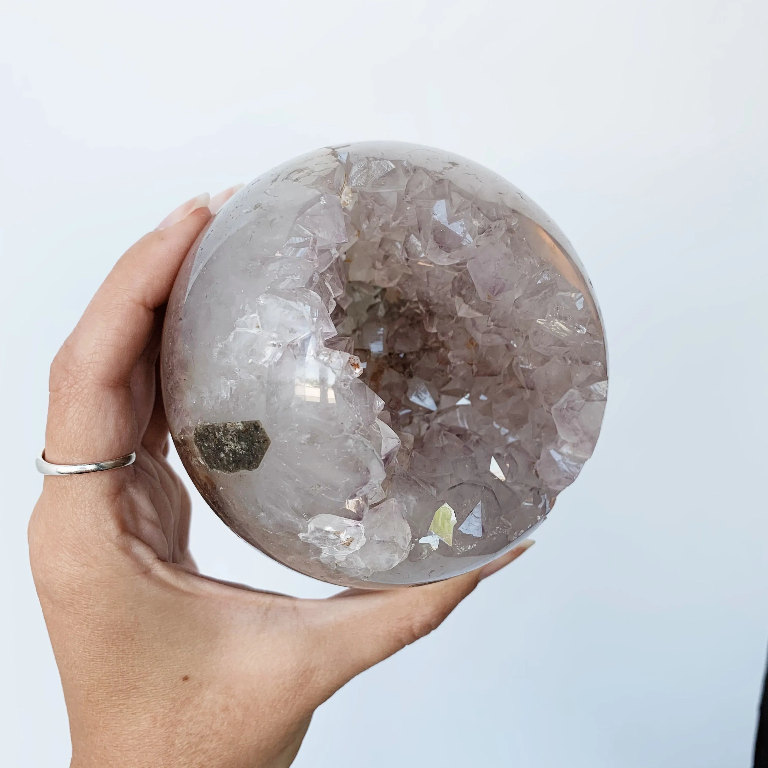 Amethyst Geode Sphere