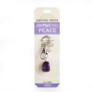 Amethyst Key Charm