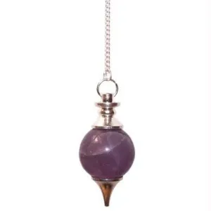 Amethyst Sphere Pendulum