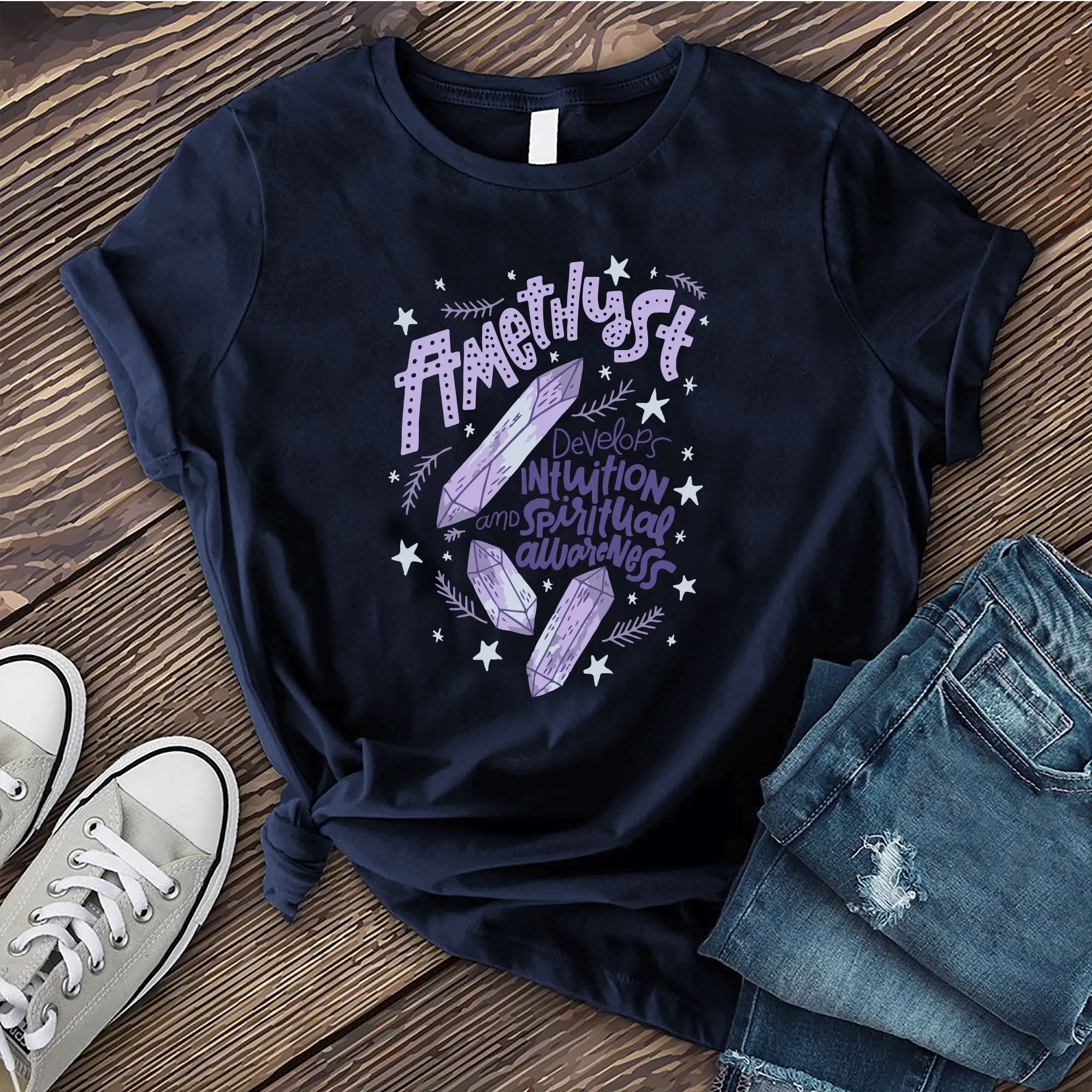 Amethyst Spiritual Awareness T-Shirt