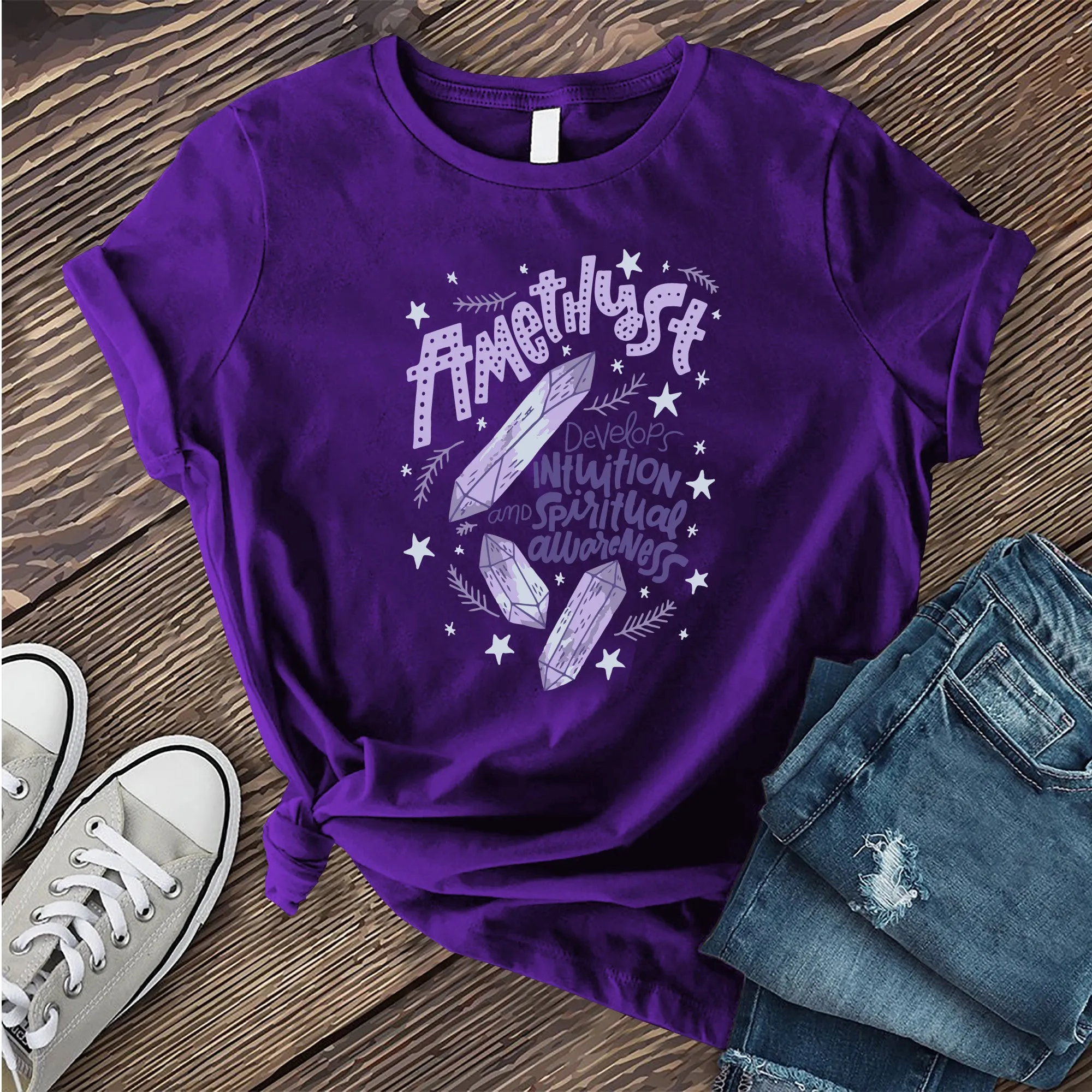 Amethyst Spiritual Awareness T-Shirt