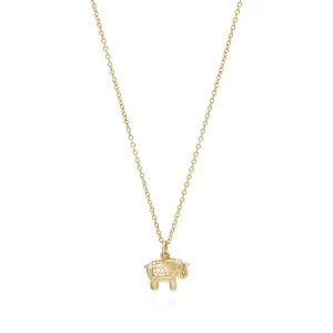 Anna Beck Small Elephant Charm Charity Necklace