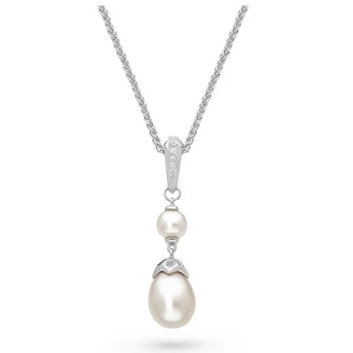 Astoria Glitz Twin Pearl Necklace