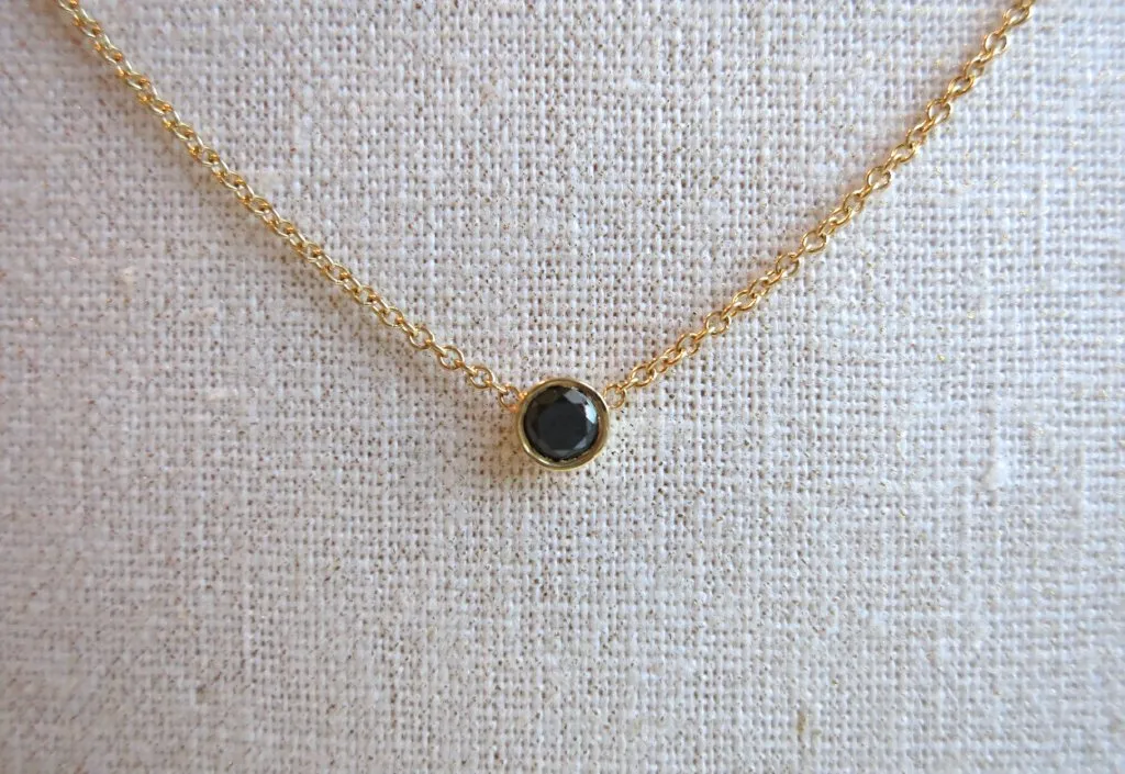 Black Diamond Necklace