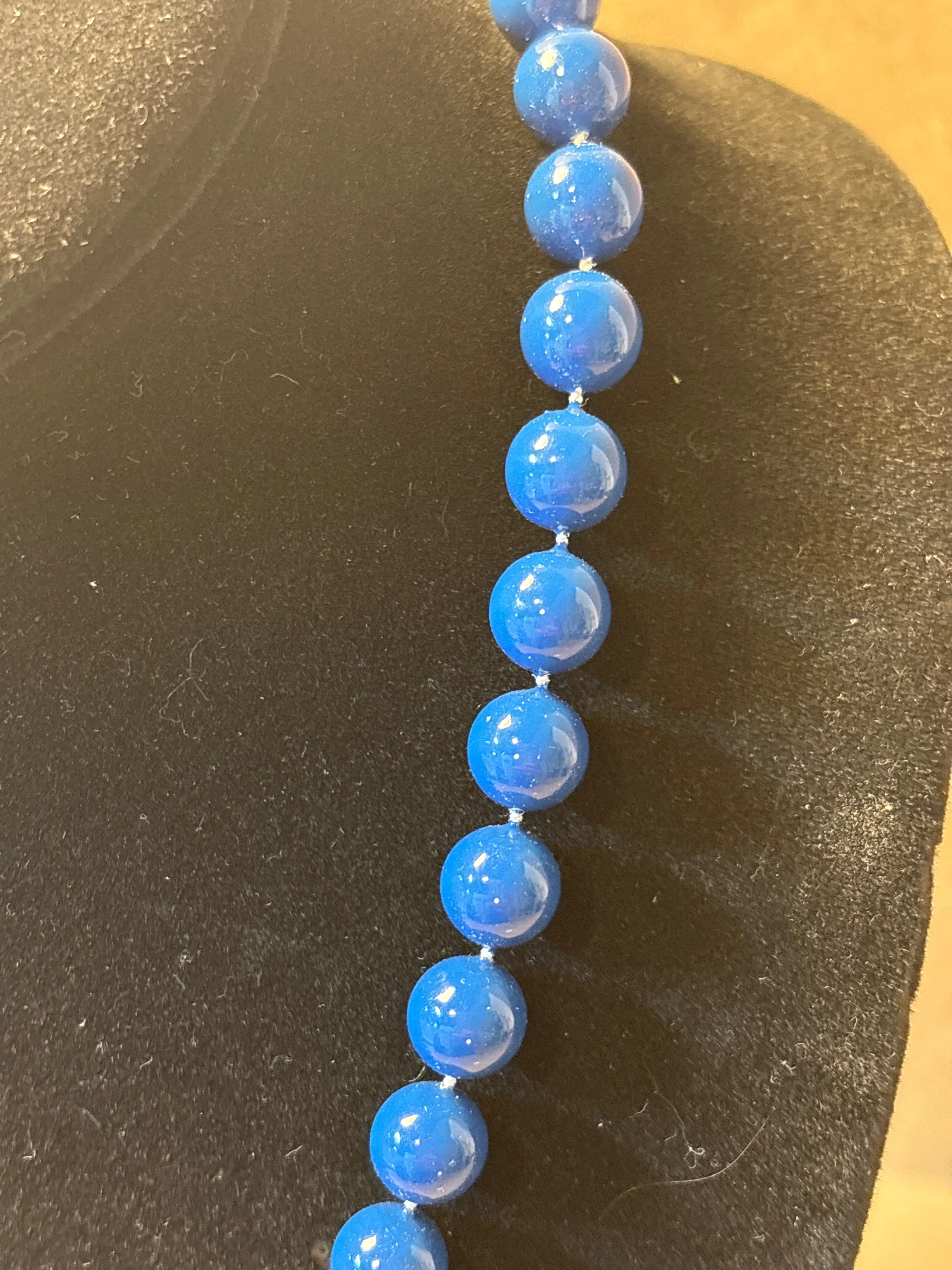 Blue Beaded Necklace