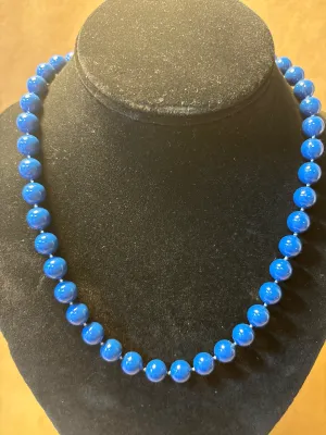 Blue Beaded Necklace