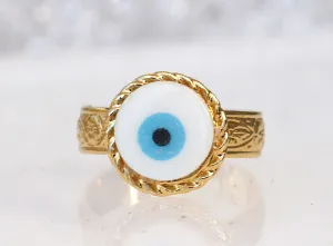 BLUE EVIL EYE Ring