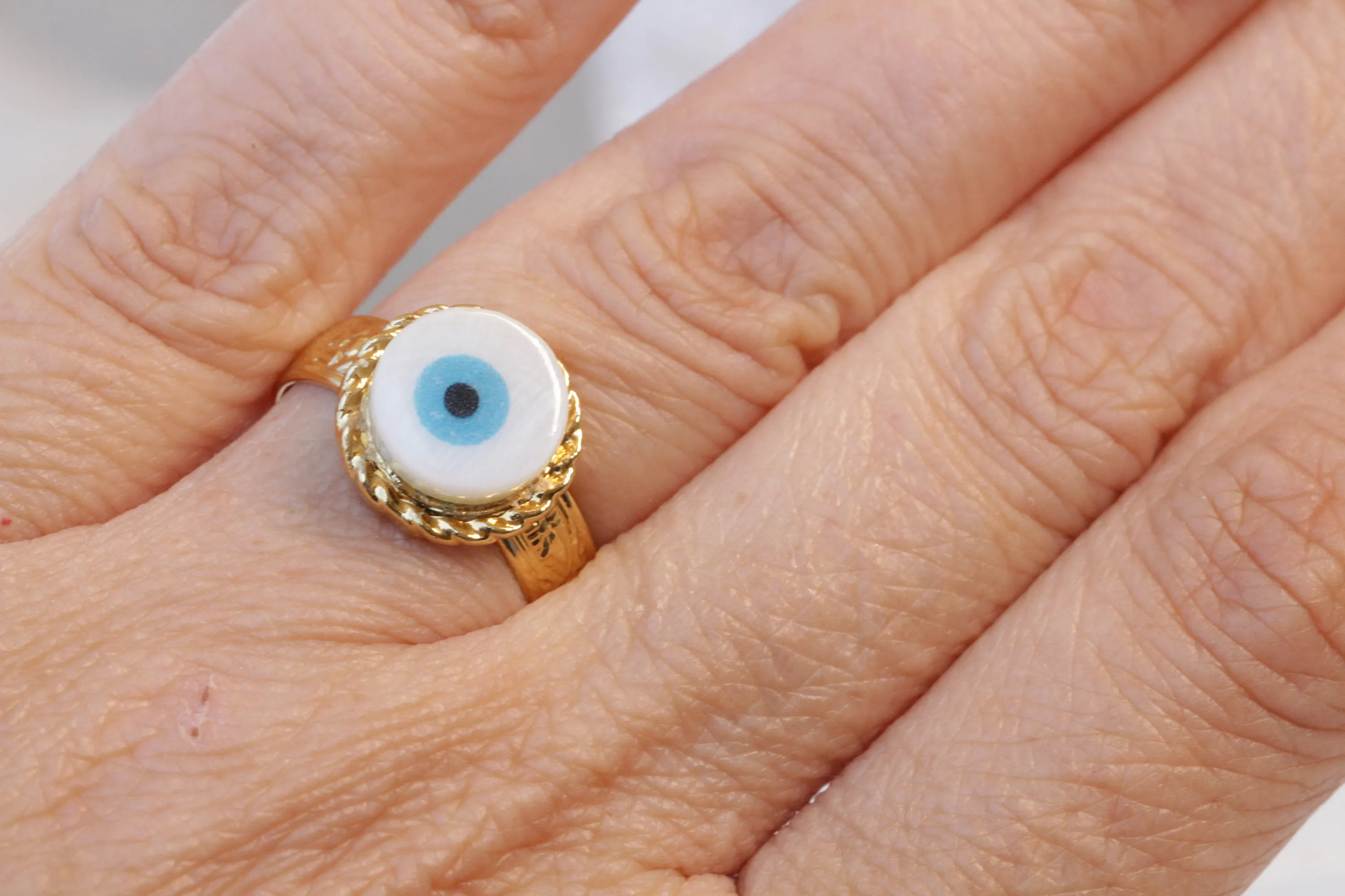 BLUE EVIL EYE Ring