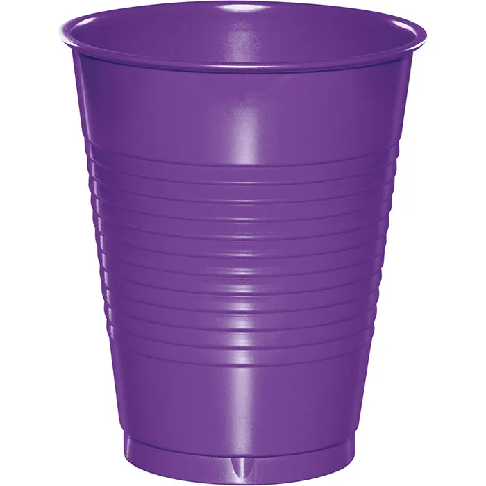 Bulk Amethyst Purple 16 oz Plastic Cups (240 per Case)