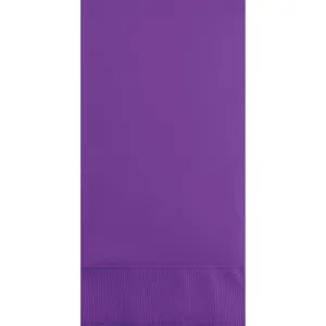 Bulk Amethyst Purple 3 Ply Guest Towels (192 per Case)