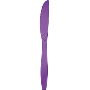 Bulk Amethyst Purple Plastic Knives (600 per Case)