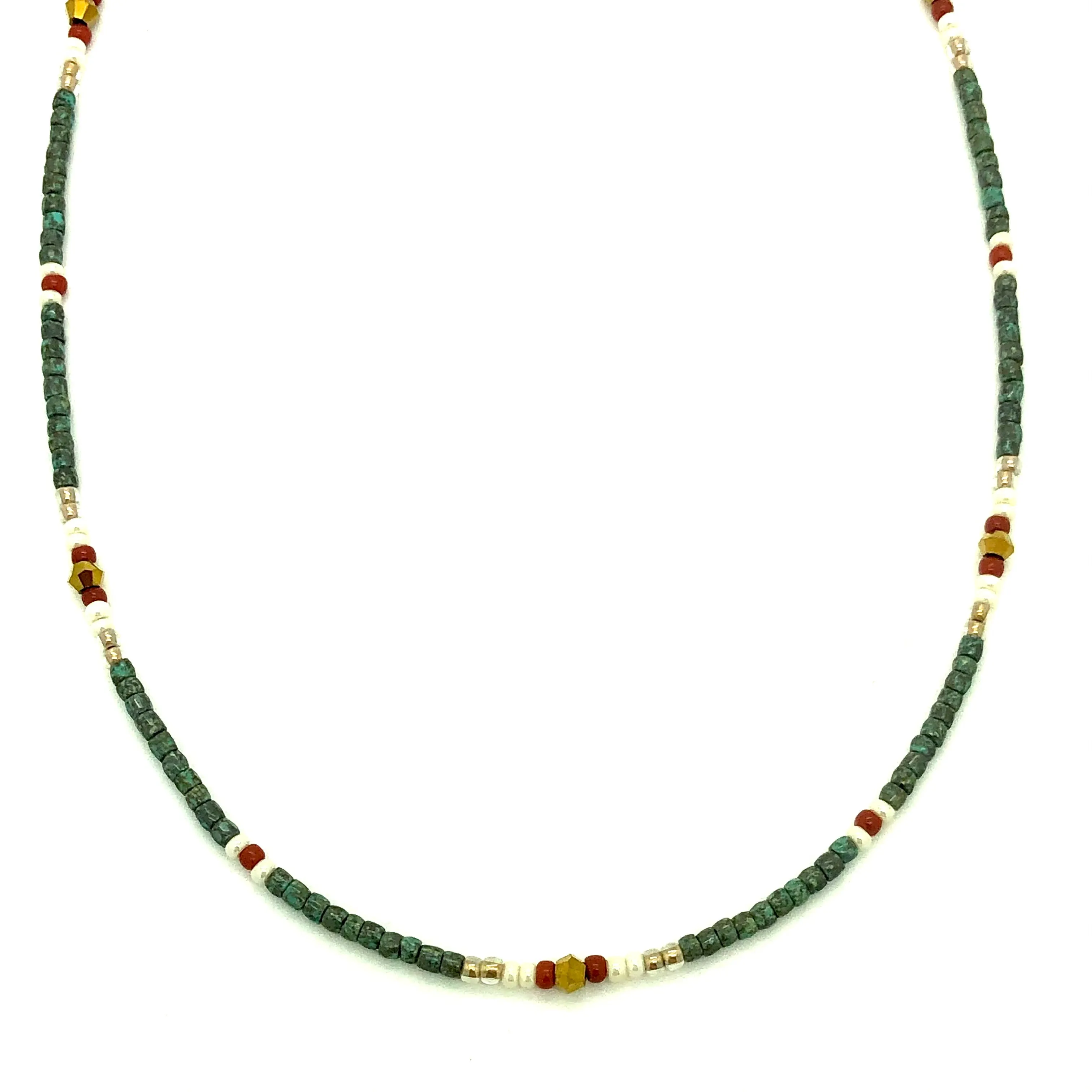 Cacti Desert Beaded Necklace