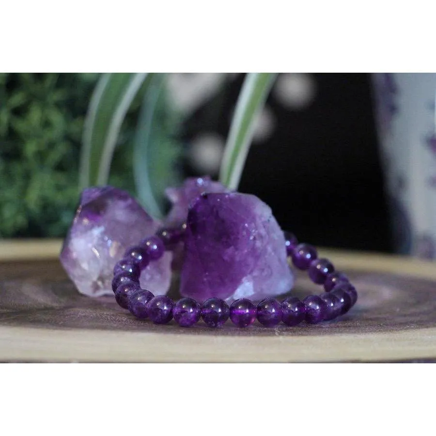 Calming Amethyst Healing Bracelet