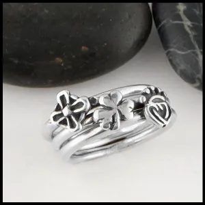 Celtic Charm Stacking Rings