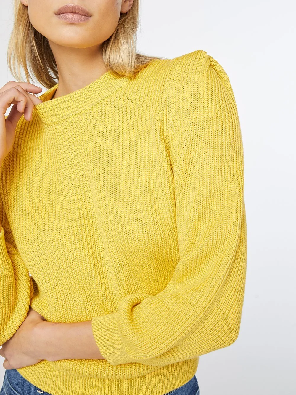 Chunky Sweater -- Citrine