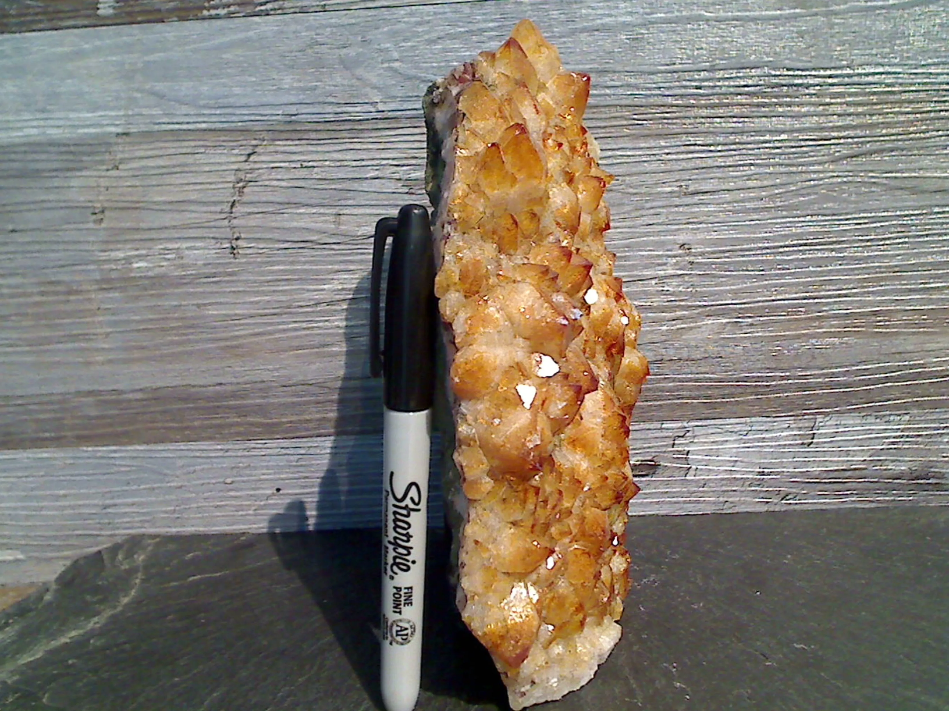 Citrine 7"H x 5"W x 2"D Cut Base Specimen