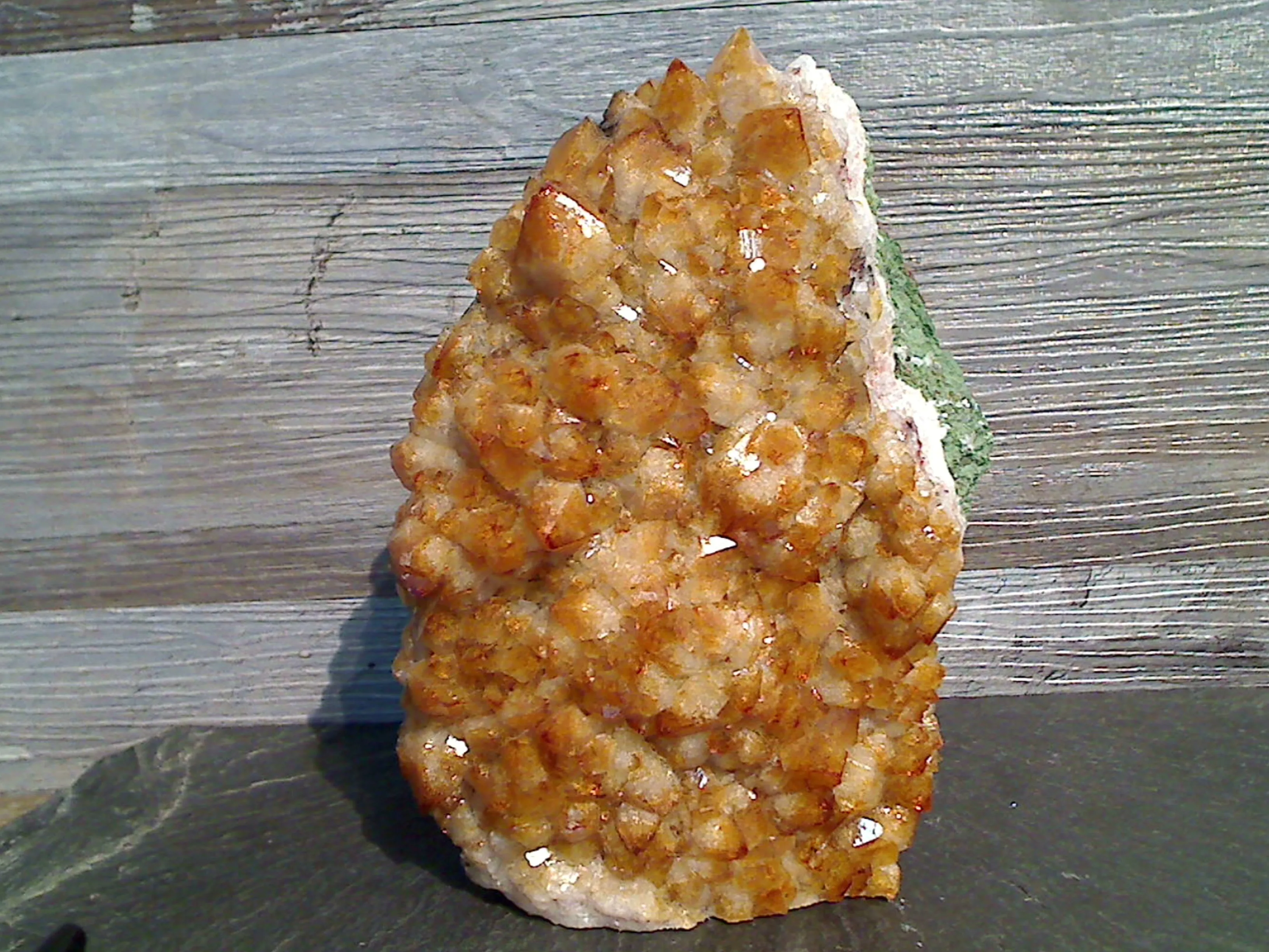 Citrine 7"H x 5"W x 2"D Cut Base Specimen