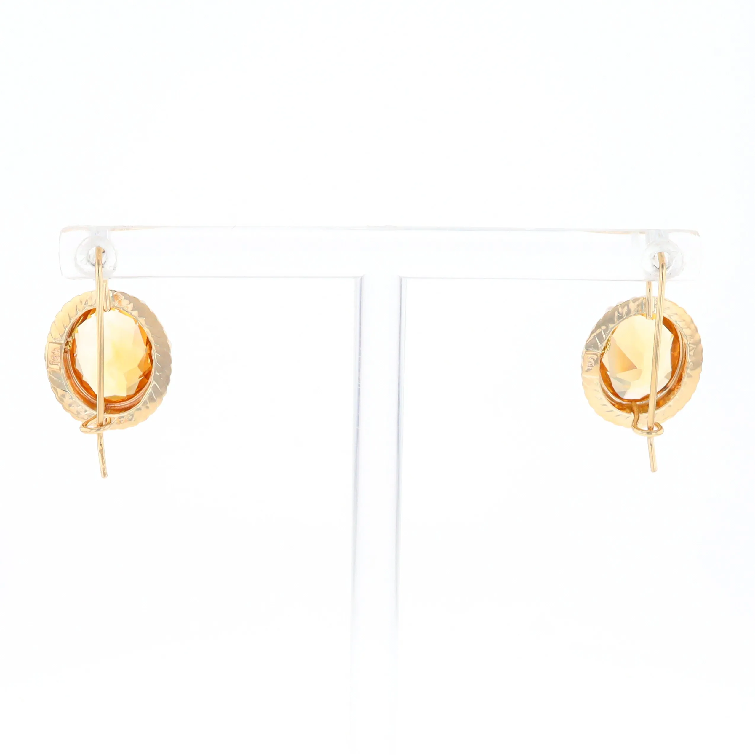 Citrine & Pearl Earrings