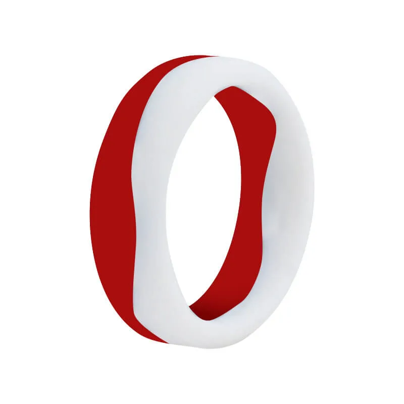 Classic Two-Tone Silicone Ring