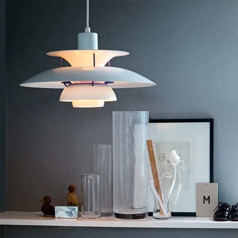 Colored Layered Pendant light