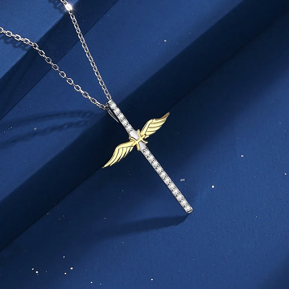 Constellation Zodiac Cross Necklace Jewelry