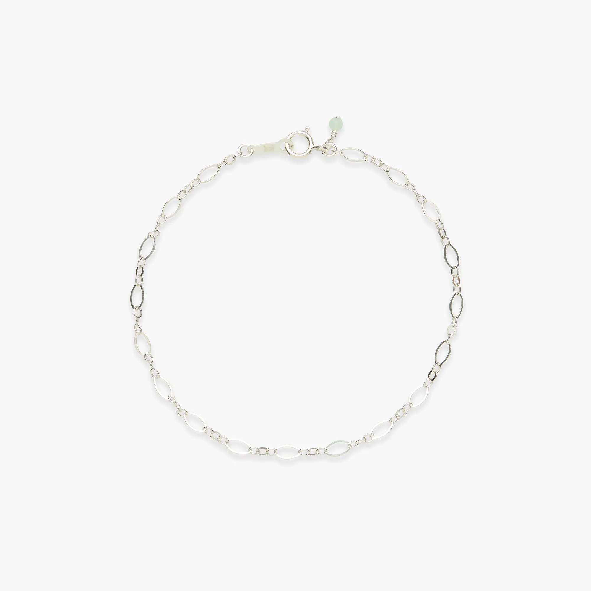 Coral bracelet silver