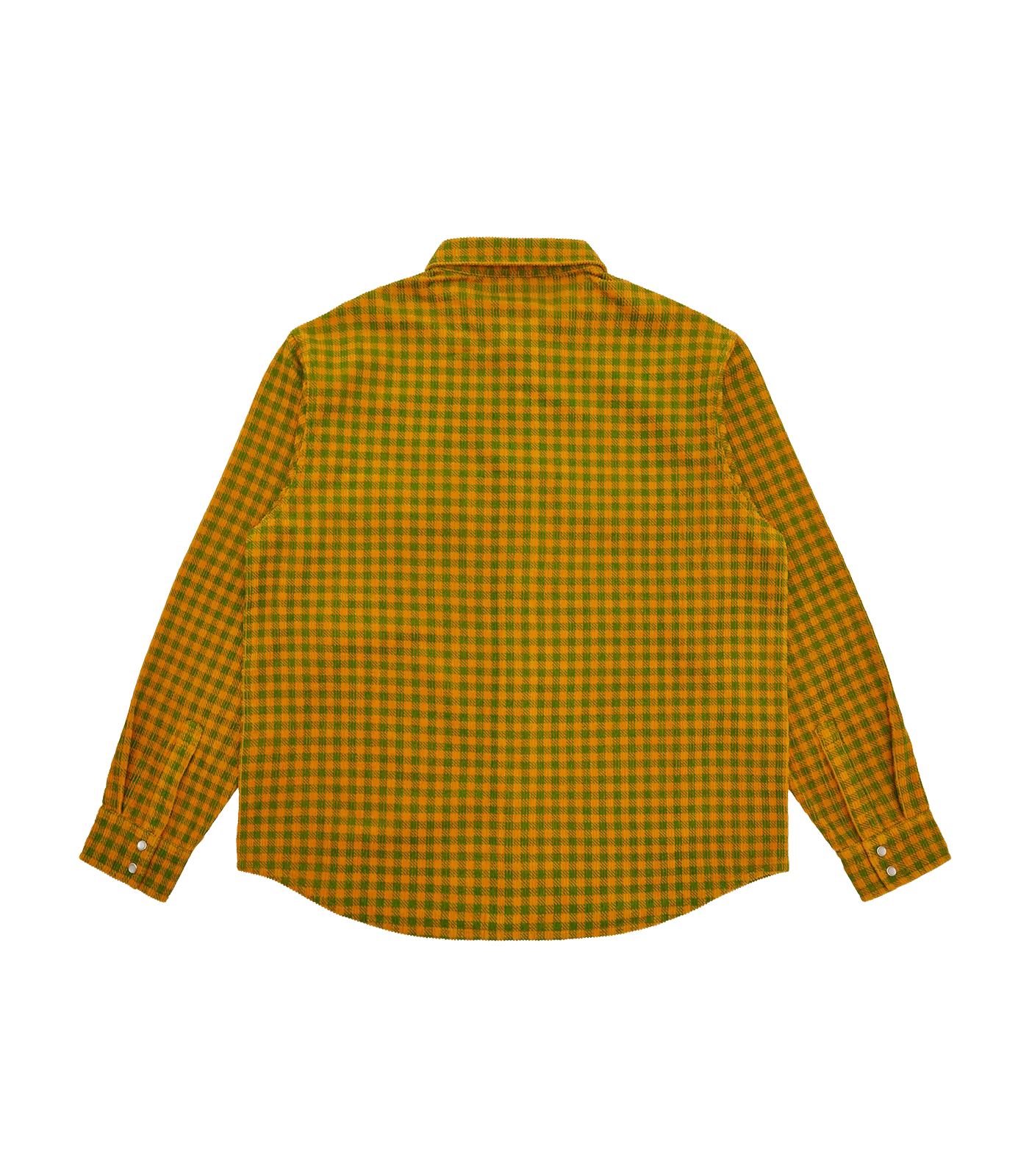 CORDUROY CHECK SHIRT - GREEN CHECK