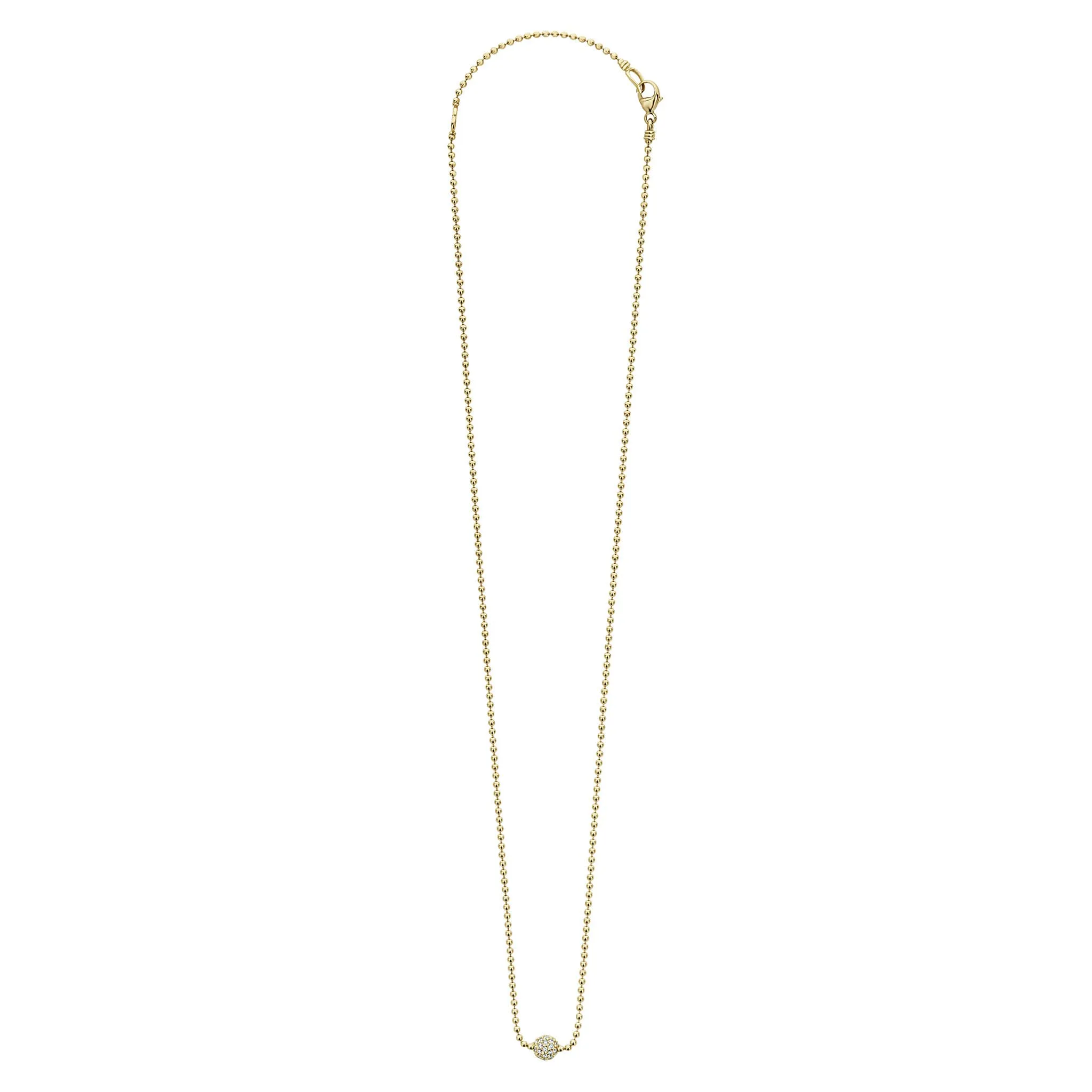 Covet Gold Diamond Sphere Necklace