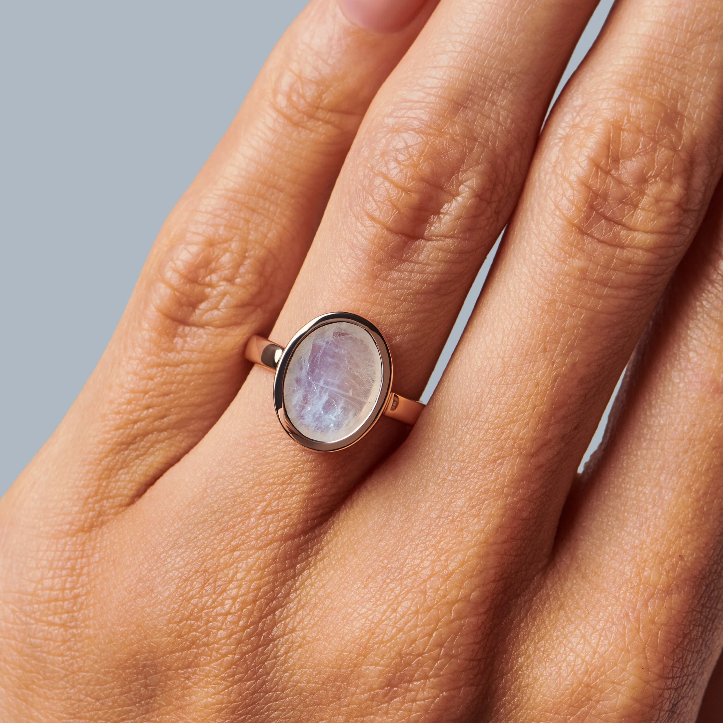 Crystal Ring - Enfolded Moonstone