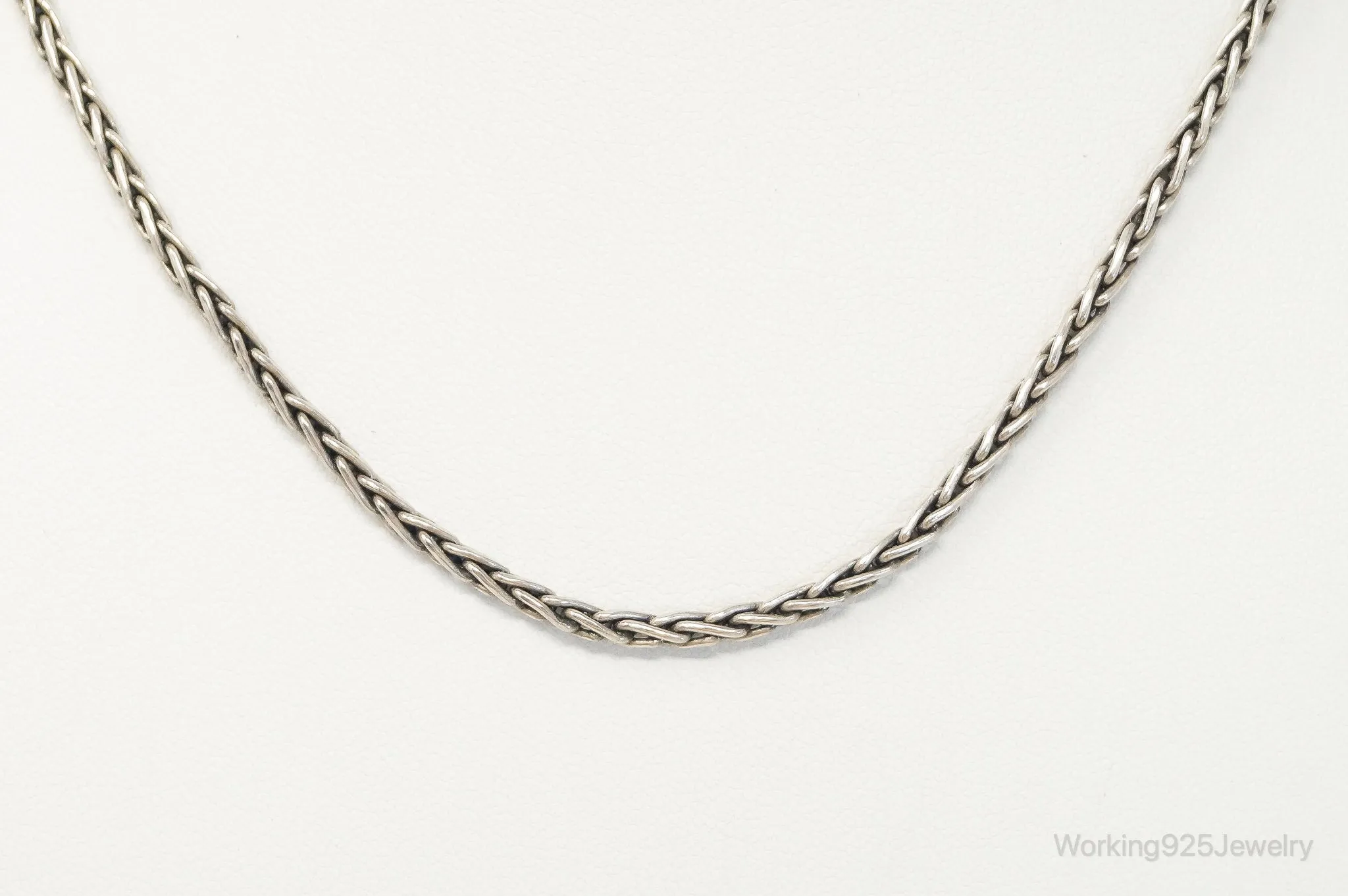 Designer BA Suarti High Fashion Sterling Silver Chain Link Necklace