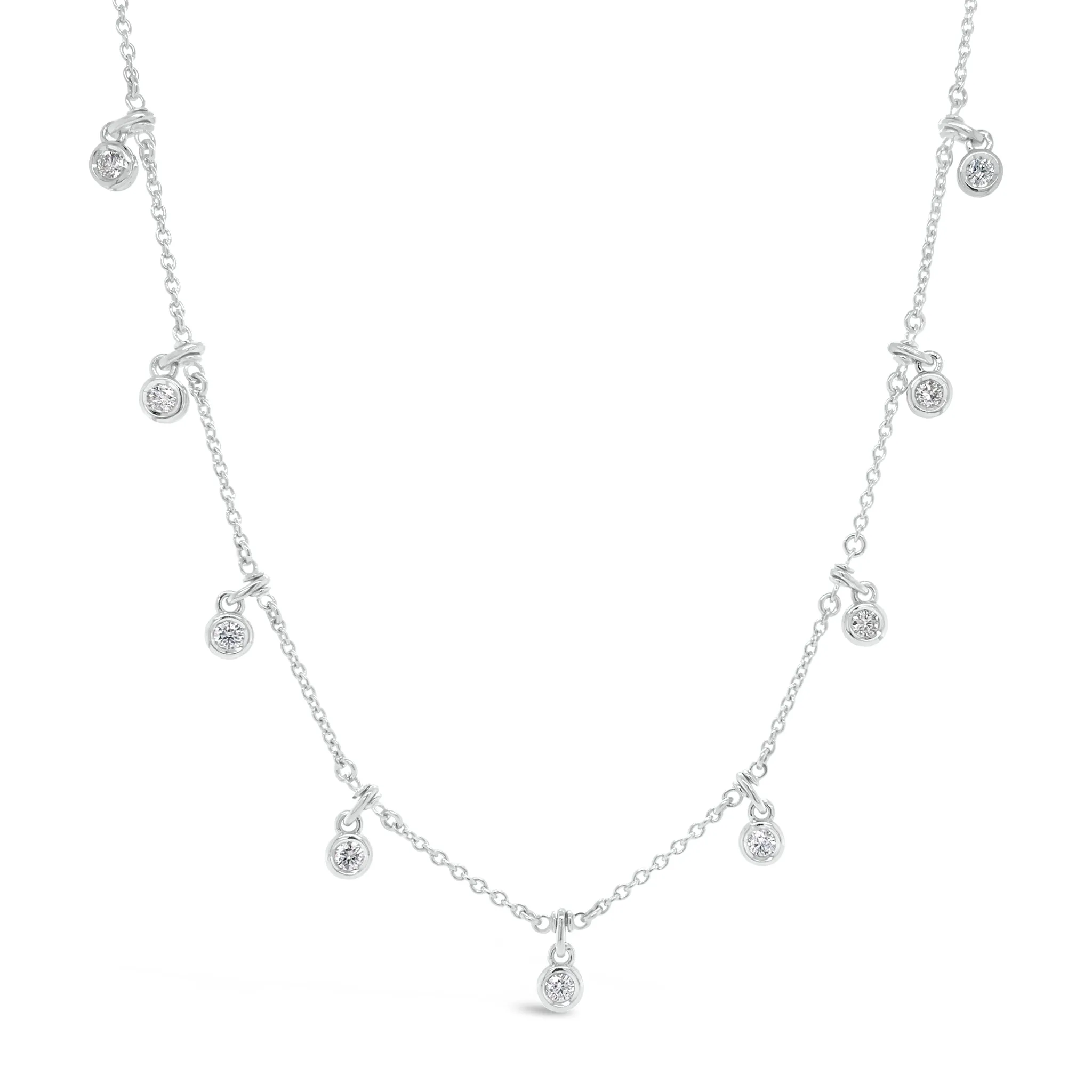 Diamond by the Yard Drip Necklace